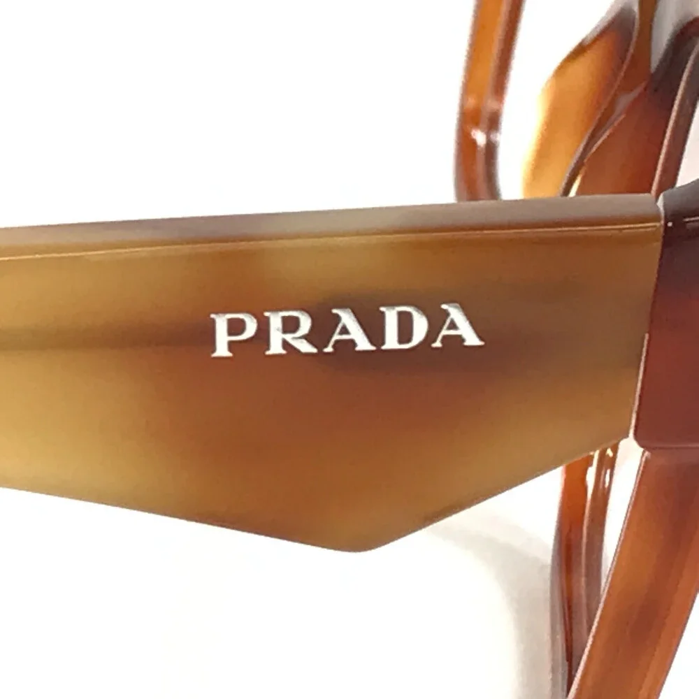 Prada Eyeglasses Frames VPRA10 11P-1O1 Havana Cognac Light Tortoise 51-20-145